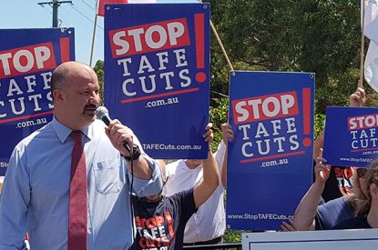 Rally at Padstow TAFE