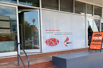 PSA/CPSU NSW Grafton office open for business