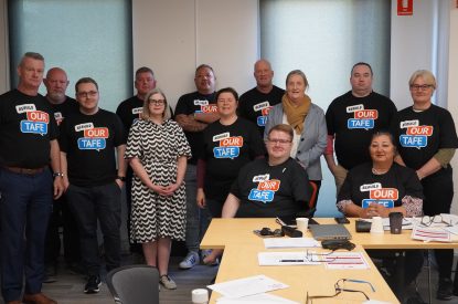 TAFE NSW Update – ECEC Petersham Major Workplace Change
